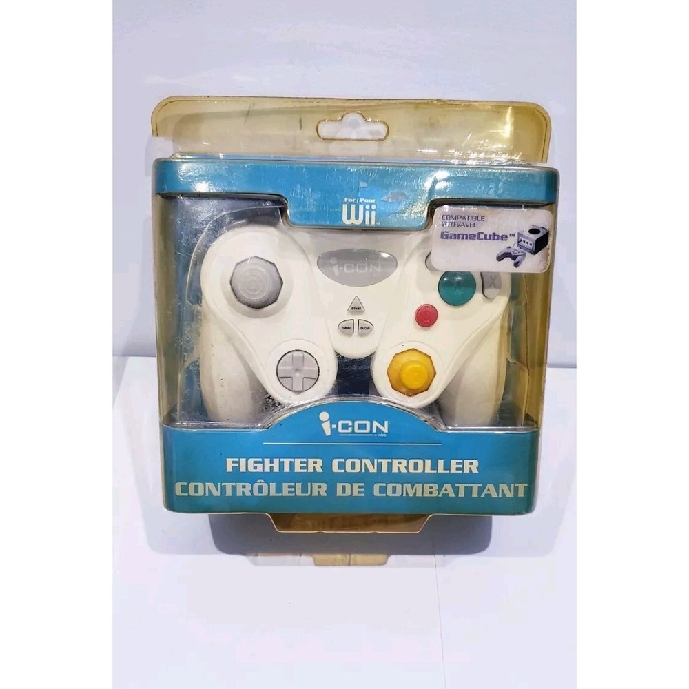 I-con Fighter Game Controller EL-i303 for Nintendo Wii & GameCube -New Old Stock